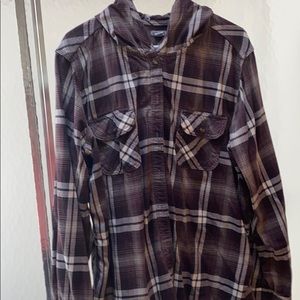 Carhartt button down long sleeve Hoodie